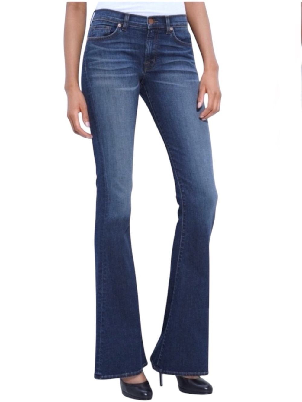 J Brand Martini Low Rise Flare Jeans Women’s size 26 in Moxie Mid Wash